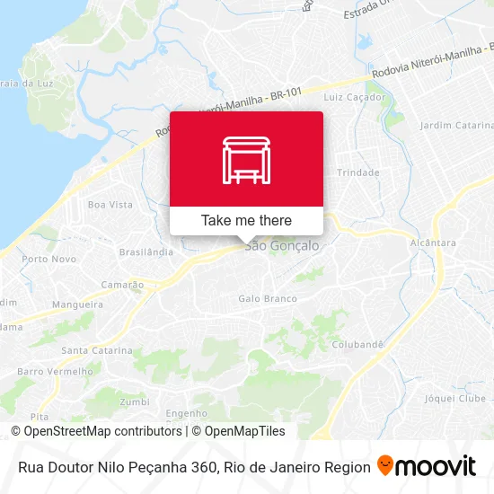 Rua Doutor Nilo Peçanha 360 map