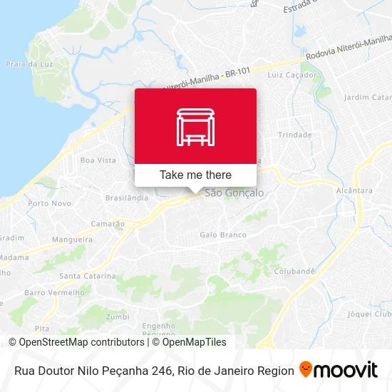 Rua Doutor Nilo Peçanha 246 map