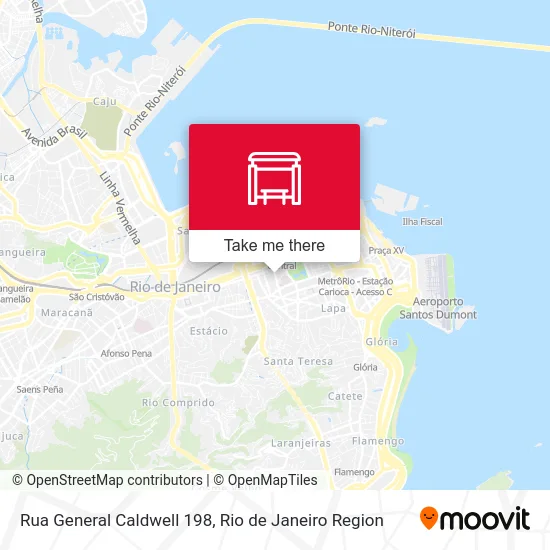 Rua General Caldwell 198 map