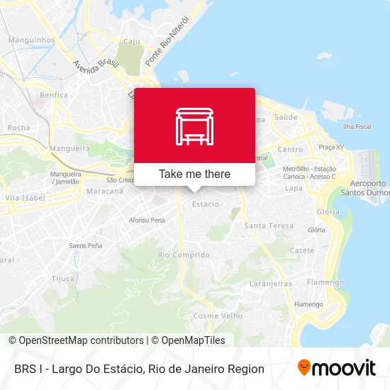 BRS I - Largo Do Estácio map