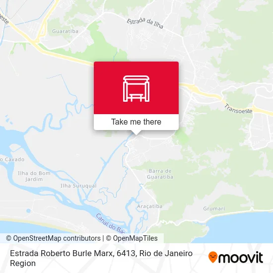 Estrada Roberto Burle Marx, 6413 map