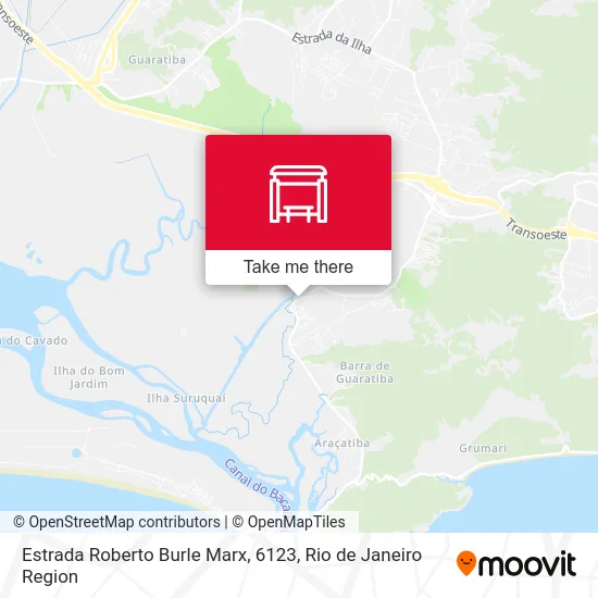 Estrada Roberto Burle Marx, 6123 map