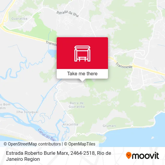 Estrada Roberto Burle Marx, 2464-2518 map