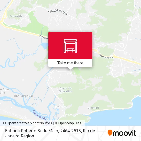 Estrada Roberto Burle Marx, 2464-2518 map