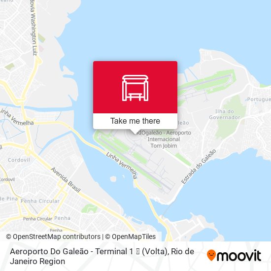 Mapa Aeroporto Do Galeão - Terminal 1 ✈ (Volta)