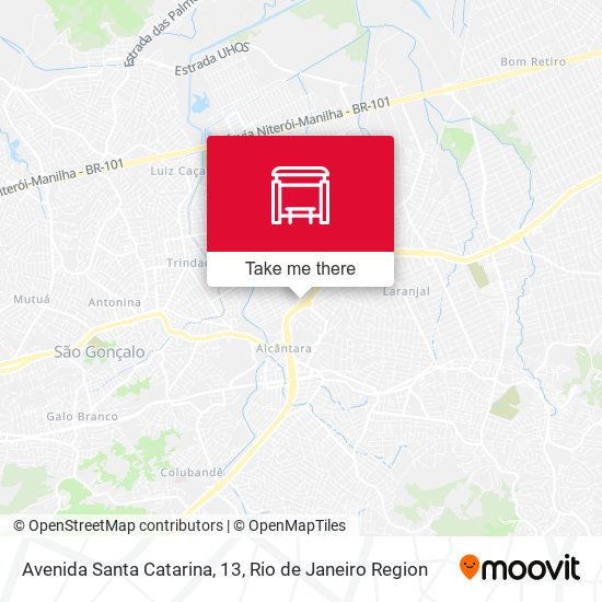 Avenida Santa Catarina, 13 map