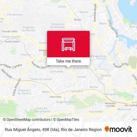 Rua Miguel Ângelo, 498 (Ida) map