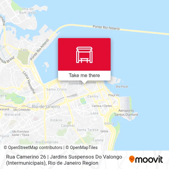 Rua Camerino 26 | Jardins Suspensos Do Valongo (Intermunicipais) map