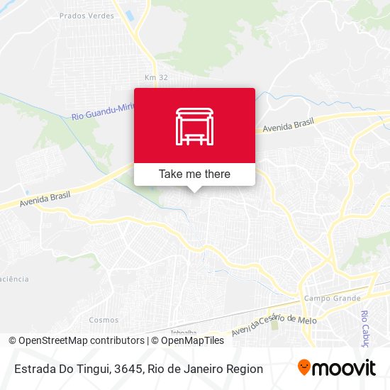 Estrada Do Tingui, 3645 map