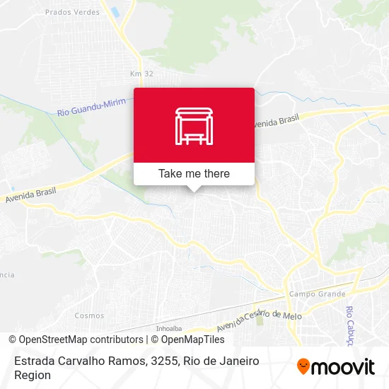 Estrada Carvalho Ramos, 3255 map