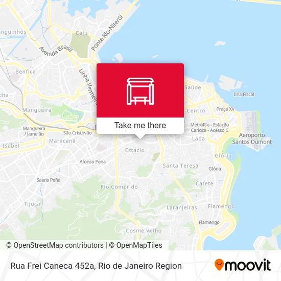 Rua Frei Caneca 452a map