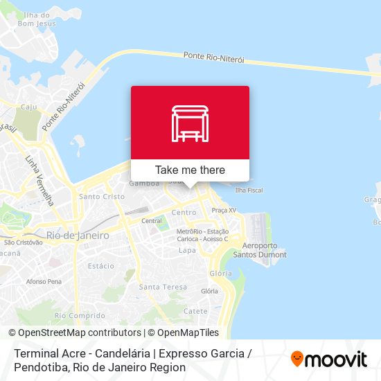 Terminal Acre - Candelária | Expresso Garcia / Pendotiba map