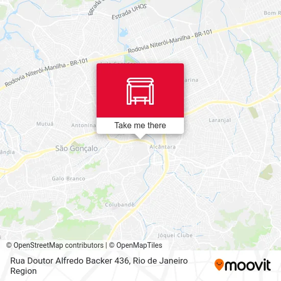 Rua Doutor Alfredo Backer 436 map