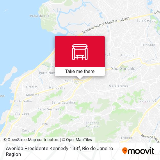 Mapa Avenida Presidente Kennedy 133f