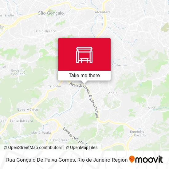Rua Gonçalo De Paiva Gomes map