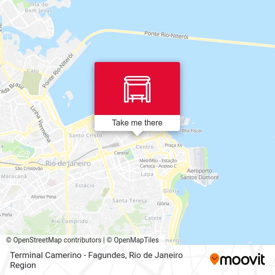 Terminal Camerino - Fagundes map