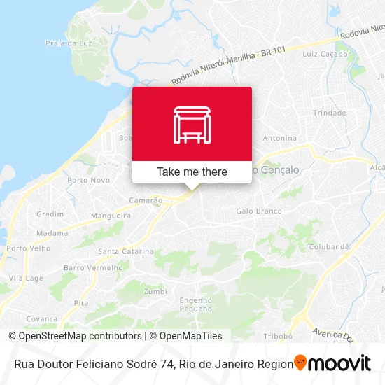 Rua Doutor Felíciano Sodré 74 map