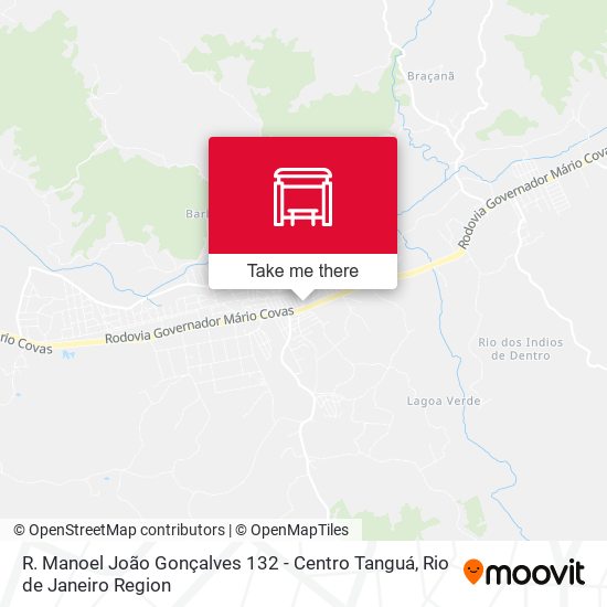 R. Manoel João Gonçalves 132 - Centro Tanguá map