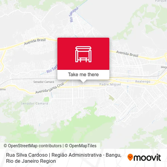 Rua Silva Cardoso | Região Administrativa - Bangu map