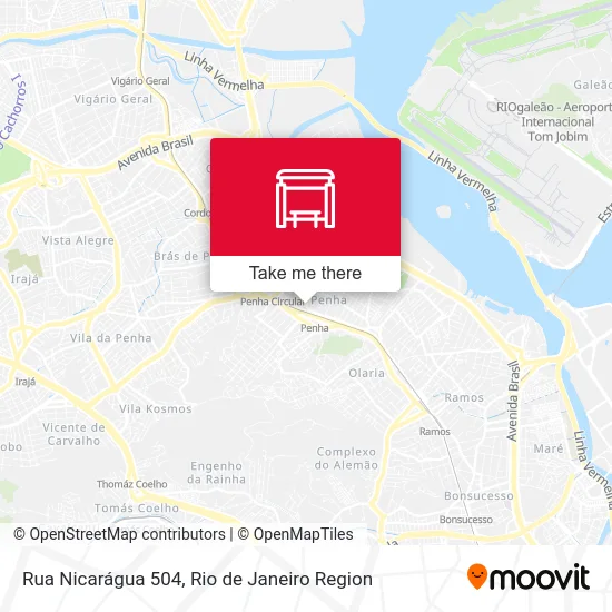 Rua Nicarágua 504 map