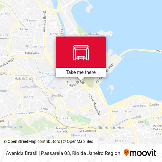 Mapa Avenida Brasil | Passarela 03