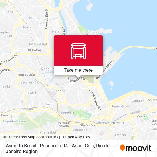 Mapa Avenida Brasil | Passarela 04 - Assaí Caju