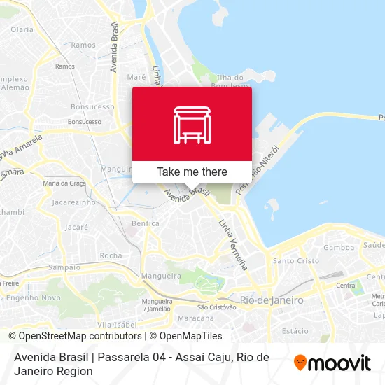 Avenida Brasil | Passarela 04 - Assaí Caju map