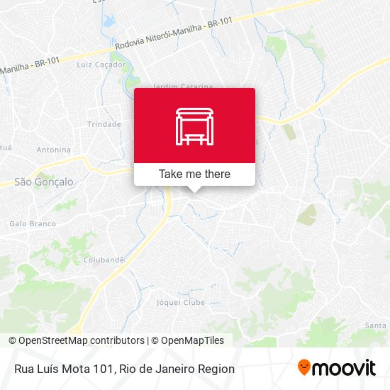 Rua Luís Mota 101 map