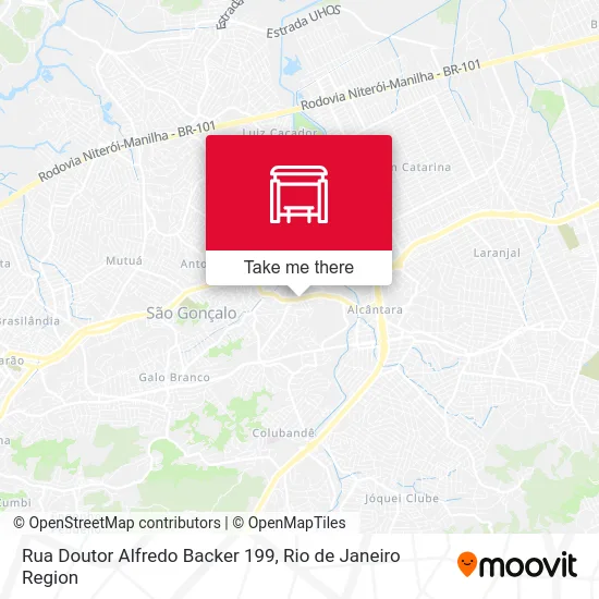 Rua Doutor Alfredo Backer 199 map