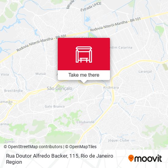 Rua Doutor Alfredo Backer, 115 map