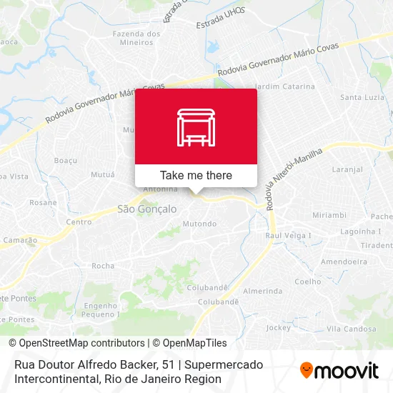 Rua Doutor Alfredo Backer, 51 | Supermercado Intercontinental map