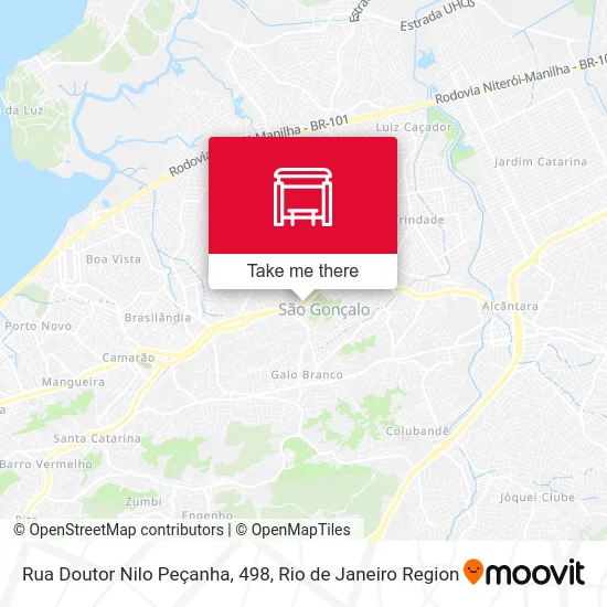 Rua Doutor Nilo Peçanha, 498 map