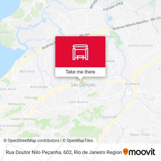Rua Doutor Nilo Peçanha, 602 map