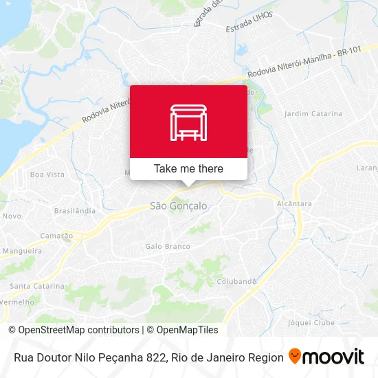 Rua Doutor Nilo Peçanha 822 map