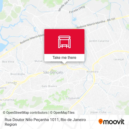 Rua Doutor Nilo Peçanha 1011 map