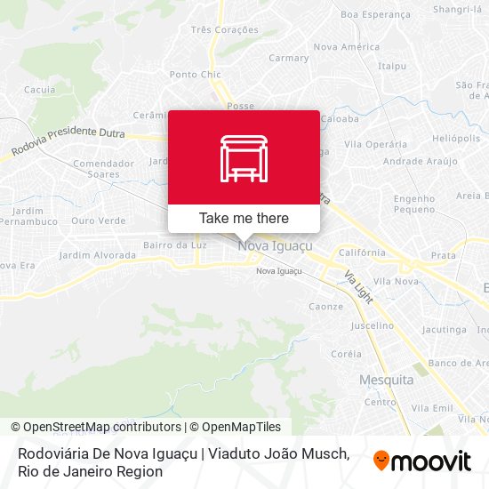 Rodoviária De Nova Iguaçu | Viaduto João Musch map