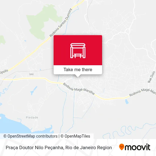 Praça Doutor Nilo Peçanha map