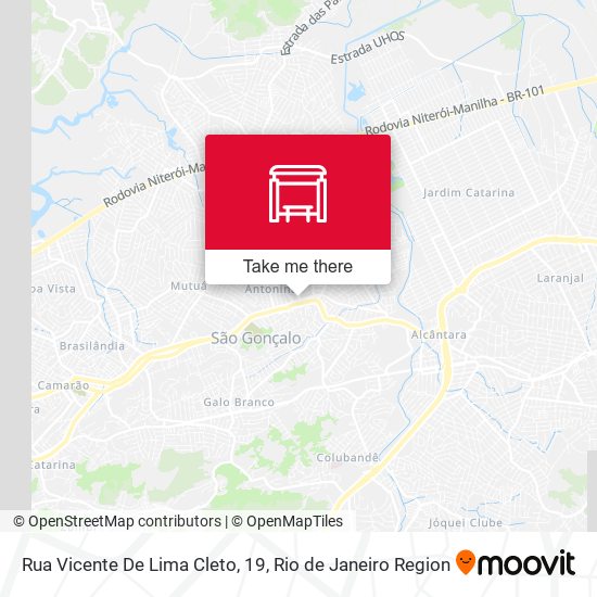 Rua Vicente De Lima Cleto, 19 map