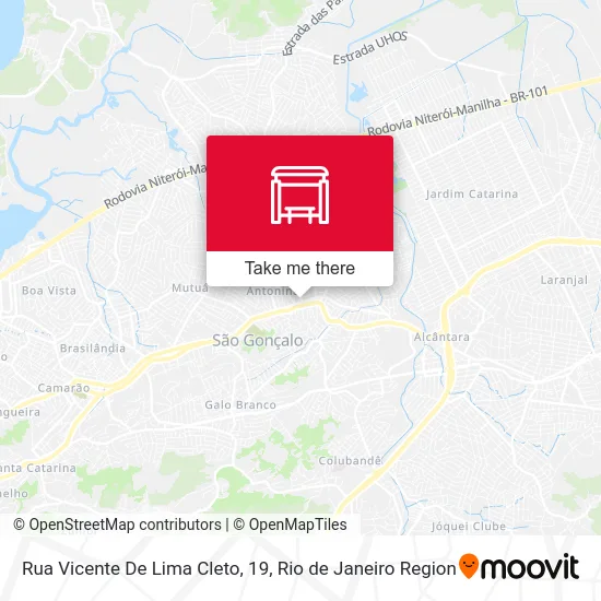 Rua Vicente De Lima Cleto, 19 map