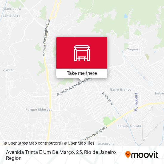 Avenida Trinta E Um De Março, 25 map