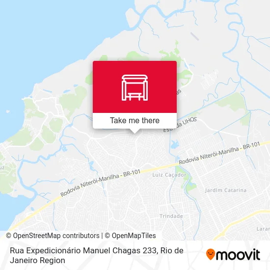 Rua Expedicionário Manuel Chagas 233 map
