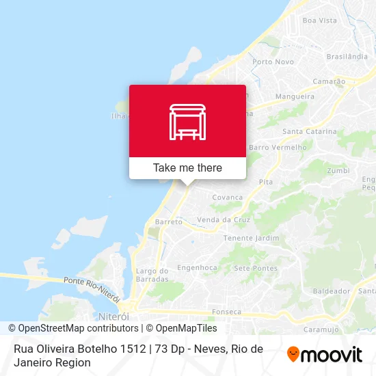 Rua Oliveira Botelho 1512 | 73 Dp - Neves map