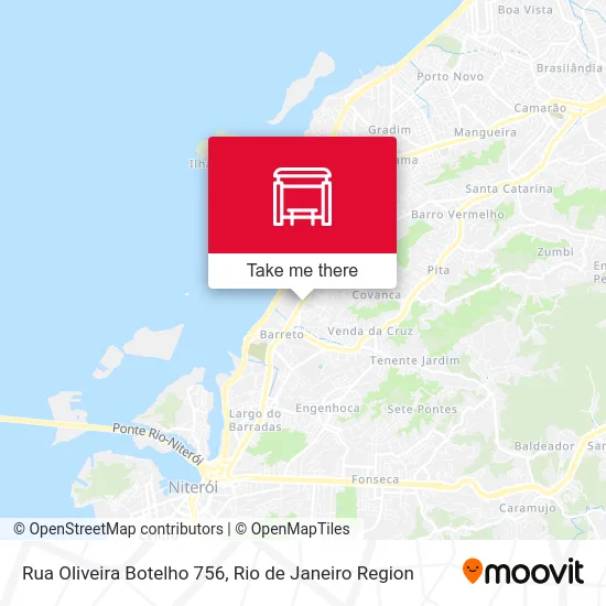 Rua Oliveira Botelho 756 map