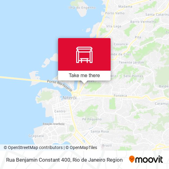 Rua Benjamin Constant 400 map