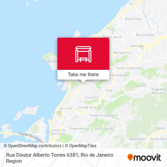 Rua Doutor Alberto Torres 6381 map