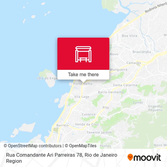 Rua Comandante Ari Parreiras 78 map