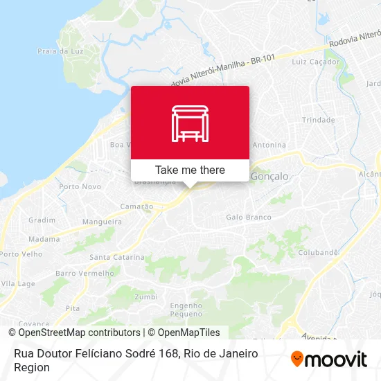 Rua Doutor Felíciano Sodré 168 map