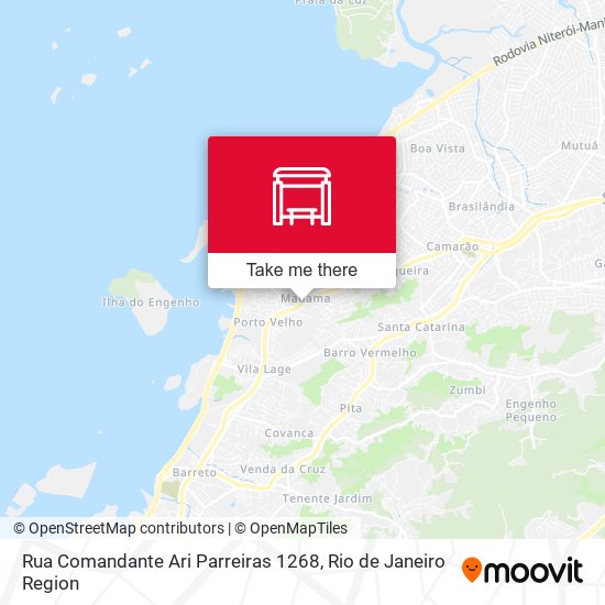 Rua Comandante Ari Parreiras 1268 map