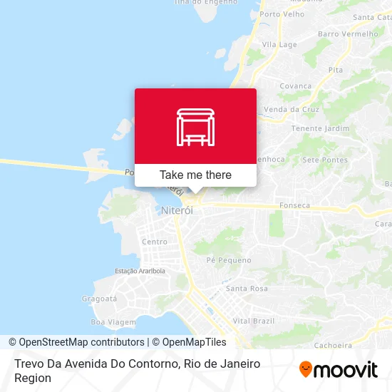 Trevo Da Avenida Do Contorno map