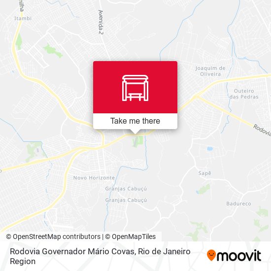 Rodovia Governador Mário Covas map